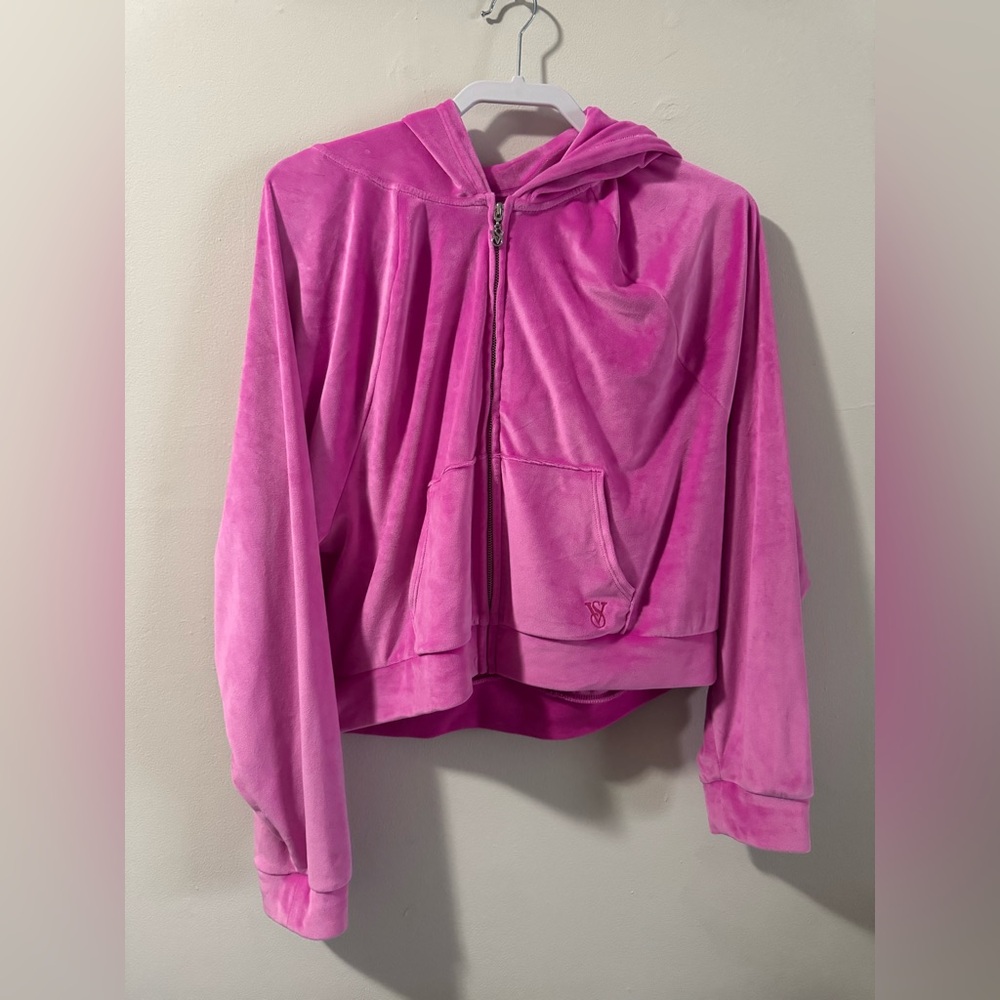 Victoria's Secret Pink Velour Jacket